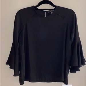 Black flowy blouse